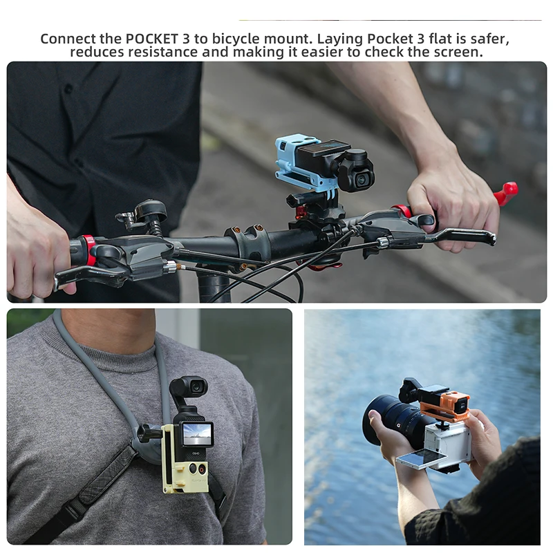 Магнитный кронштейн Sunnylife для DJI OSMO Pocket 3, быстрая установка, настольный регулируемый держатель для видеоблога, аксессуары