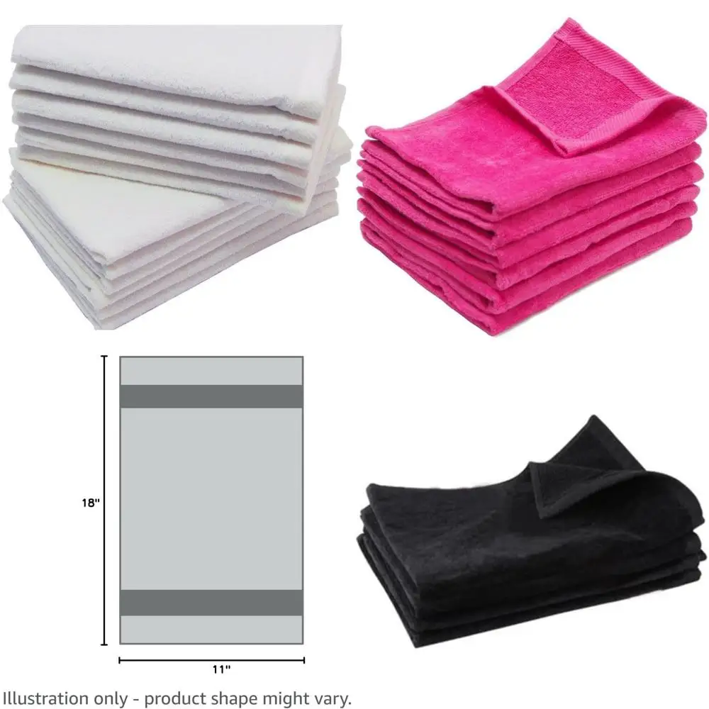 

Хлопковые раллийные полотенца на кончиках пальцев 11x18, 100% хлопок, оптовая упаковка: 24, 36, 60, 120 шт., белый цвет