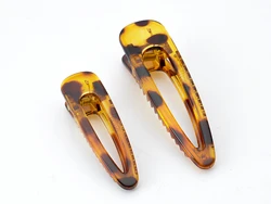 5 Pcs Ladies Tortoise Shell Plastic Hair Alligator Clip 60mm 80mm Bangs Slides