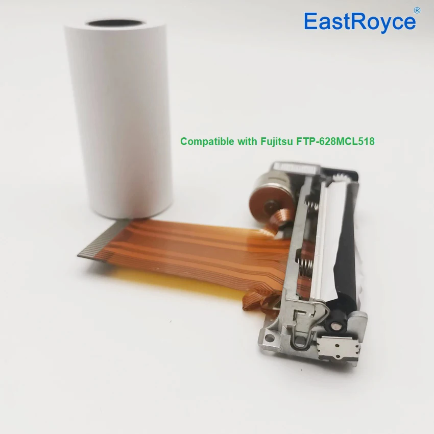 Cabeça de impressora térmica 58mm, 2 polegadas, compatível com ftp-628mcl101/103, ltp01-245-11/12/18, pt486f-b101/103