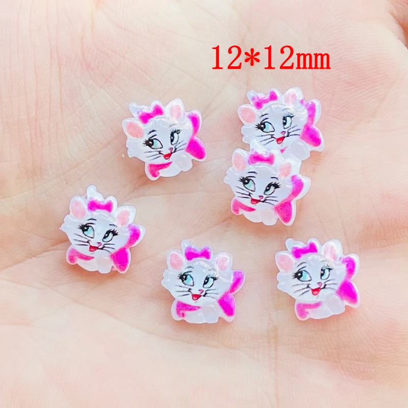 50 قطعة الراتنج المختلط الكرتون السحر الحيوان الثعلب شقة الظهر حلية صنع المجوهرات مانيكير Hairwear اكسسوارات A38 #3