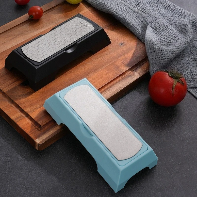 

Household Diamond Sand Sharpener 400 # 1000# Double-sided Quick Sharpening Tool Holder Fixed Sharpening Tool