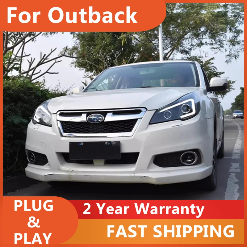 Car Accessories for Subaru Legacy Headlight 2010-2017 Outback Headlamp DRL Turn Signal Low High Beam Projector Lens