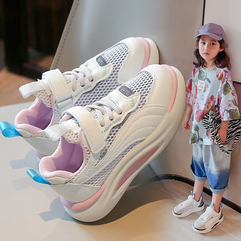 

Miqieer Shoes Tennis Sneakers for Girl Sports Shoes Kid Shoes Sneakers Girls Boys Casual PU Running Boy Shoes Child Sneaker