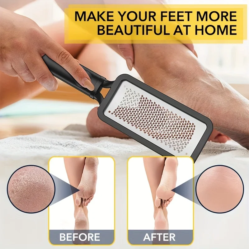 1pcs Double Side Foot File Professional Rasp Heel Grater Hard Dead Skin Callus Remover Pedicure Foot Care Tools