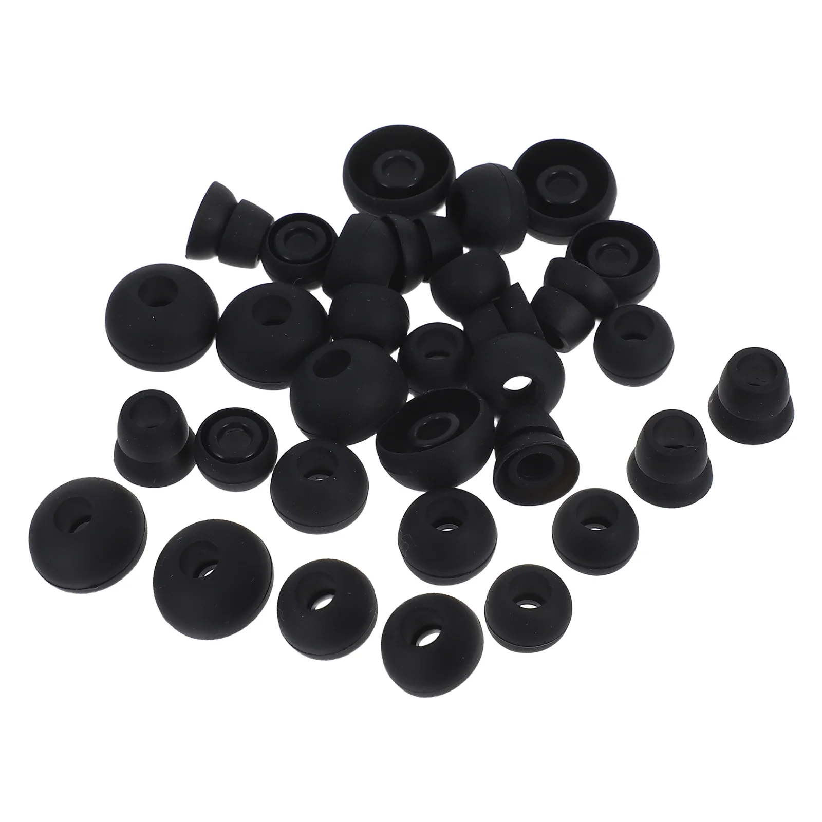 

32Pcs Earbud Replacement Tips Silicone Soft Comfortable Fit Noise Isolation Earphone Covers for Sports Travel Commuting