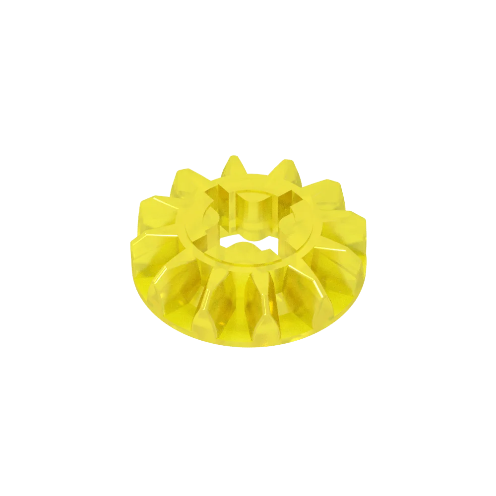 Gobricks GDS-1101 Educational Building Blocks Technical, Gear 12 Tooth Bevel compatible with lego 6589 pieces of children's DIY