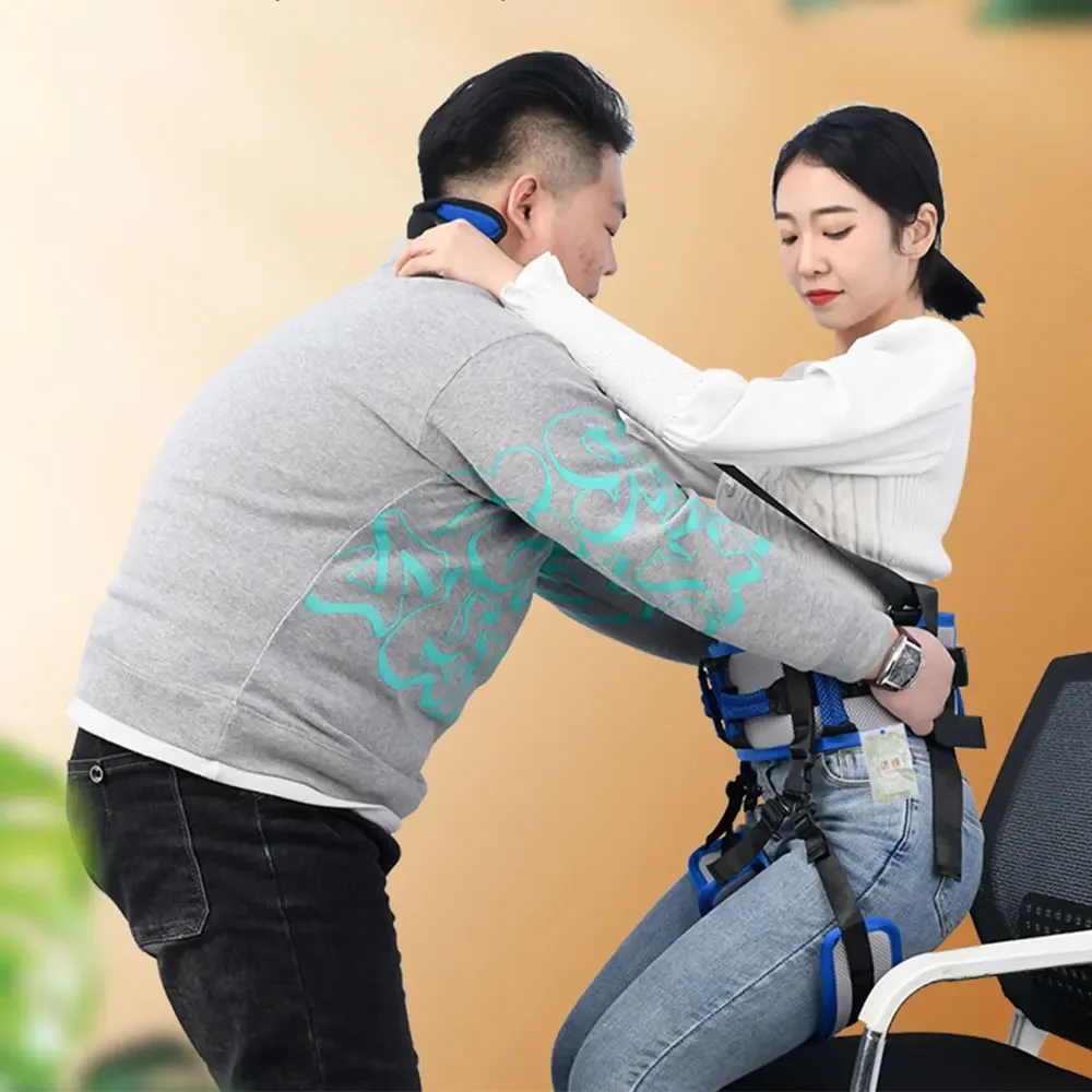 Adjustable Patient Transfer Sling Medical Lift Sling Mobile Emergency Wheelchair Bed Transportation Elder Assist Nursing Belts