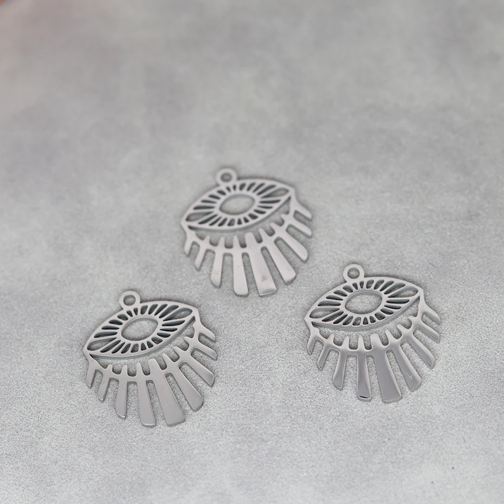 قلادة عين الشيطان من الفولاذ المقاوم للصدأ ، إكسسوارات الموضة ، صنع المجوهرات بنفسك ، صناعة المجوهرات اليدوية #3