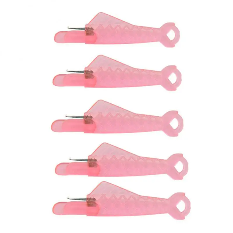 10PCS Auto Needle Threader Wire Loop Fish Type DIY Simple Threader for Sewing Embroidery Machine Simple Needle Fast Threader
