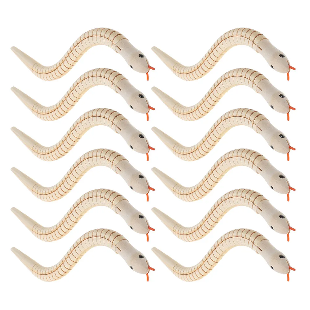 12pcs-wooden-snake-natural-finish-30cm-flexible-craft-for-kids-pranks-educational-realistic-simulation-snake-prop