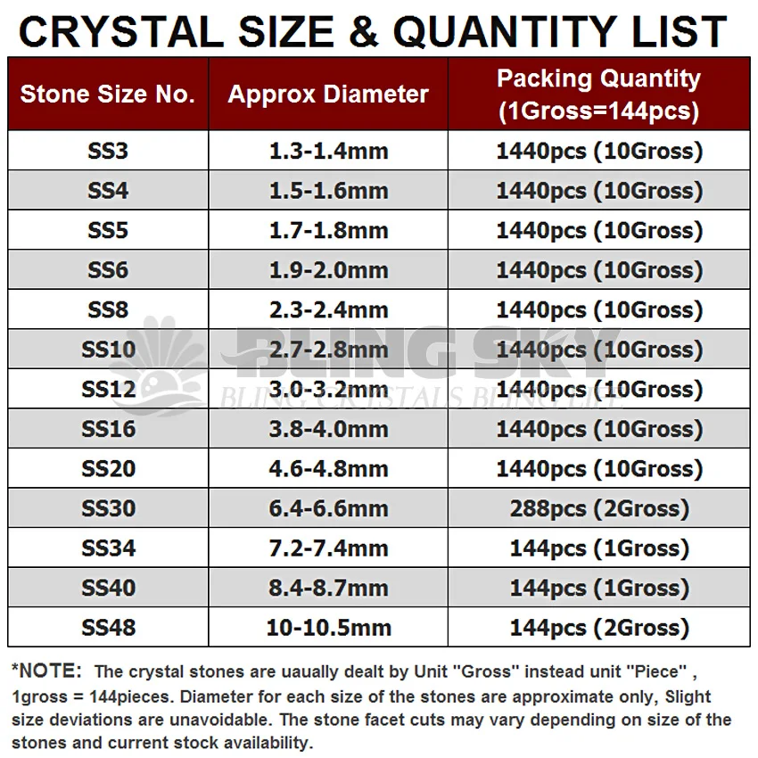 Lt.Siam AB ss3-ss30 Non Hot Fix Rhinestones Flat Back Crystals Glass Stone Strass Glitters For DIY 3D Nails Garment Wedding