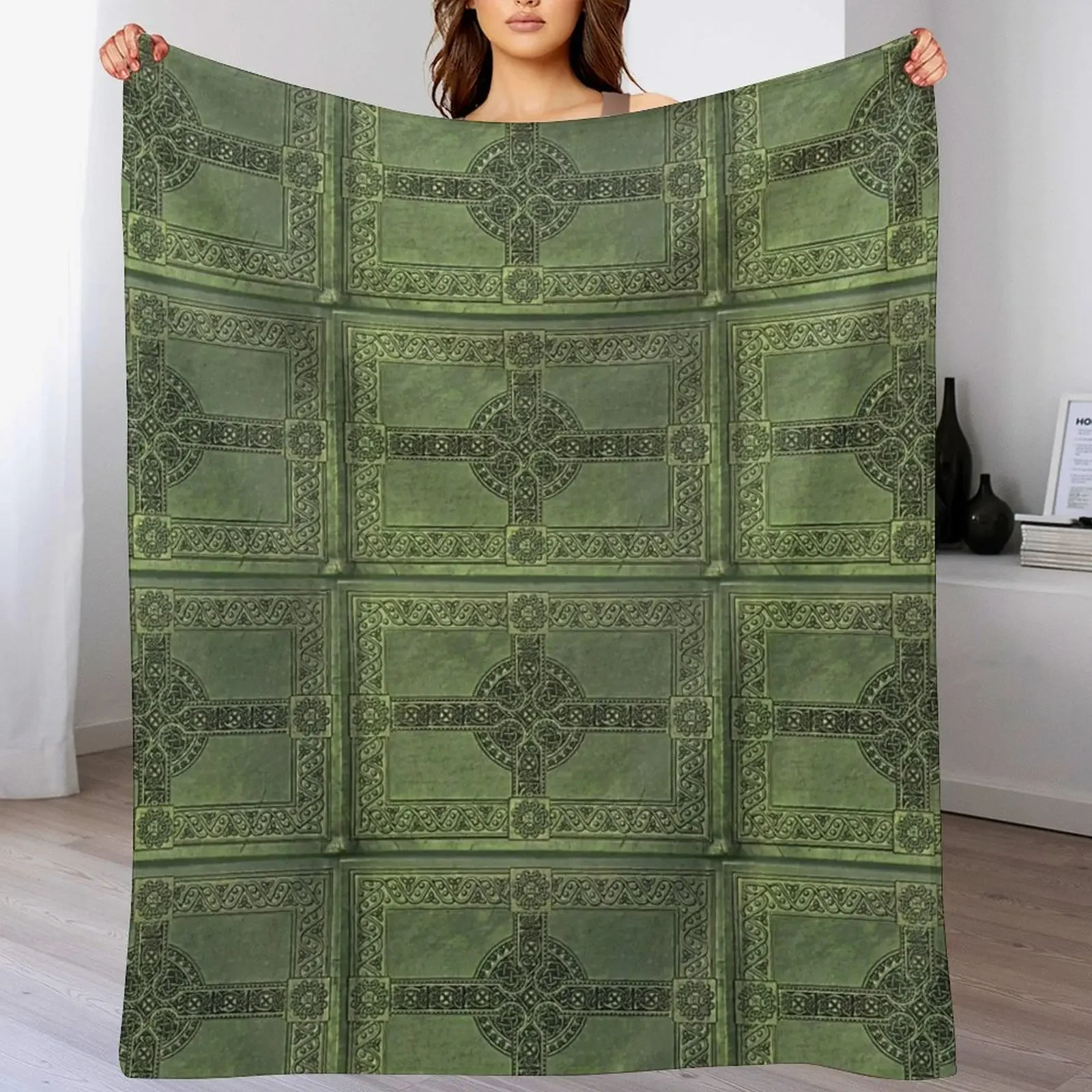 

Celtic Knotwork Throw Blanket Cozy Home Blanket Gift for Christmas Holiday