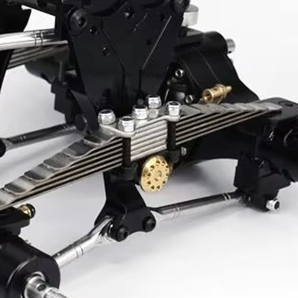 LESU 1/14 Truck rear suspension assembly 9MM raised X-8015 Tamiya draghead mud head all metal fittings