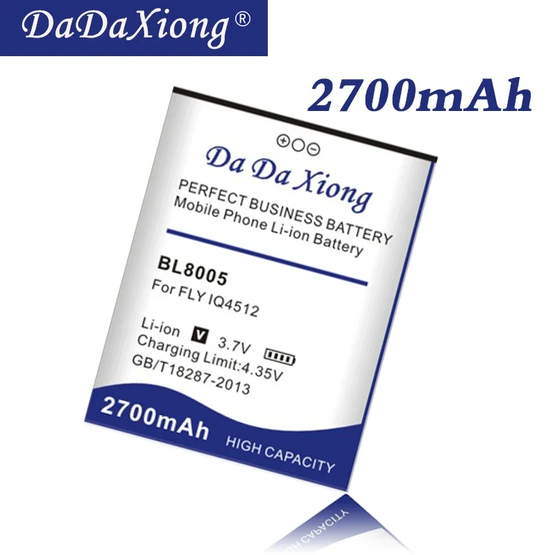 DaDaXiong Original 2700mAh BL8005 Li-ion For FLY IQ4512 Mobile Phone Battery