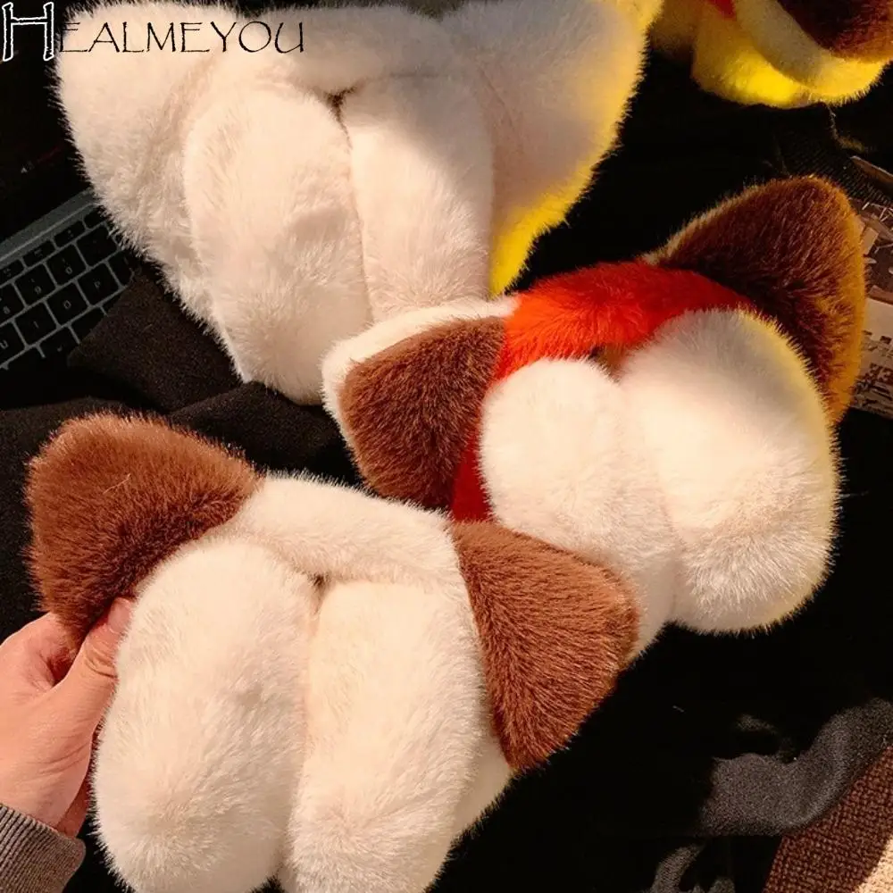 

Soft Cartoon Cartoon Earmuffs Windproof Keep Warm Winter Plush Ear Cap Earflap Thicken Foldable Ear Cover Skiing