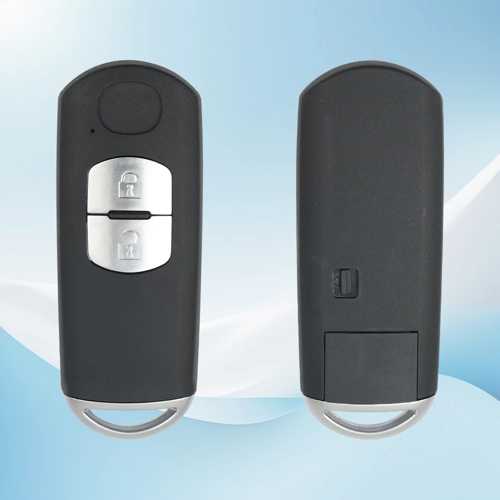 Smart Key Shell Case 2/3/4 Button For Mazda 3 5 6 CX5 CX7 CX9 MX-5 RX-8 X-5 Summit M3 M6 Axela With Emergency Key Blade