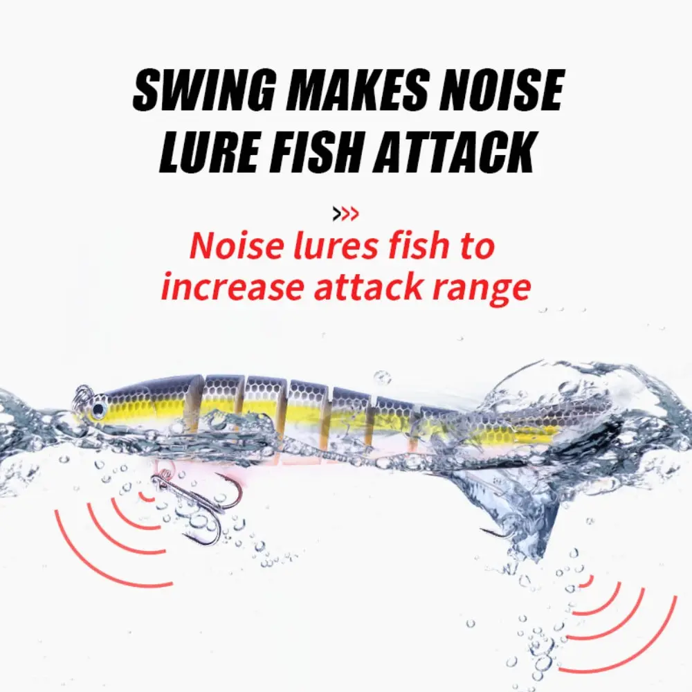 Isca Crankbait 13.5cm 19g – Multiarticulado hundido para lubina - imagen 4