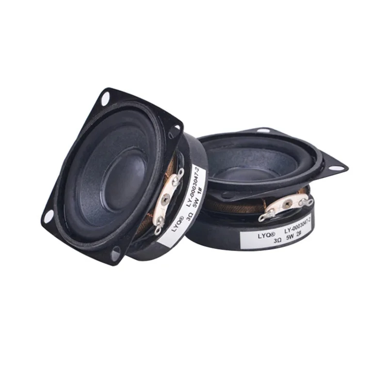 

2pcs 2 inch 53mm 3 Ohm 5W Bluetooth audio full range speaker unit external magnetic home theater sound loudspeaker DIY