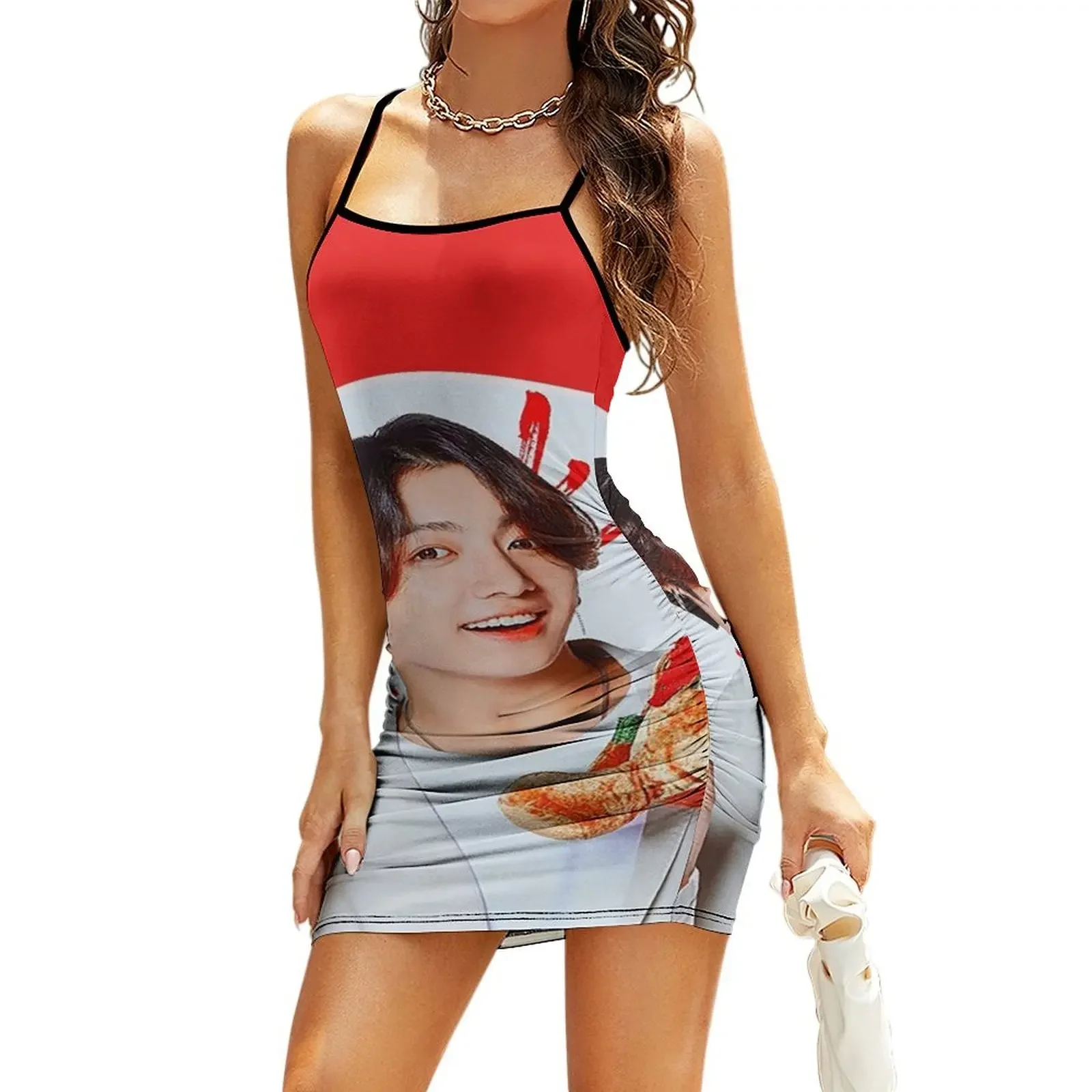 

Merry Christmas KOOKIE Sling Dress women's summer dresses 2026 woman dress dress dresses