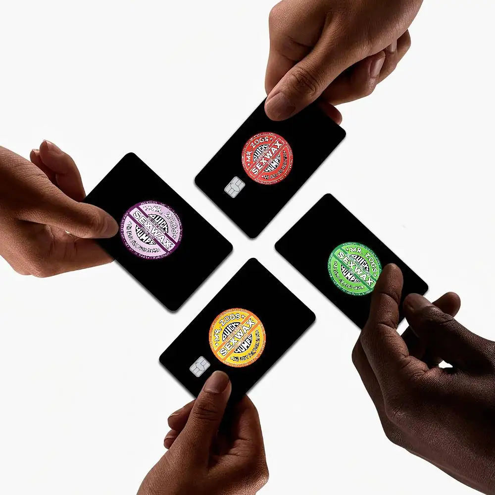 Mr Zogs Surfing Sexs W-Wax Anime Young Creidt tarjeta de débito pegatina película funda cinta frontal para Chip pequeño grande sin Chip