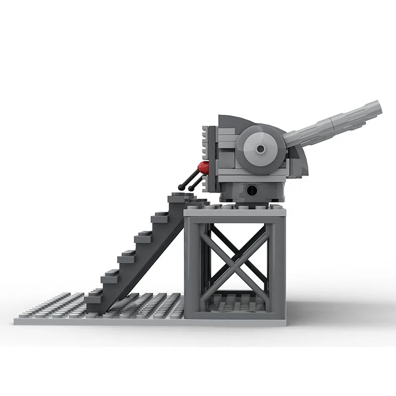 Modelo de base militar da segunda guerra mundial, torre de guarda do exército, acessórios de cena diy, bloco de construção de menino, presentes de brinquedo