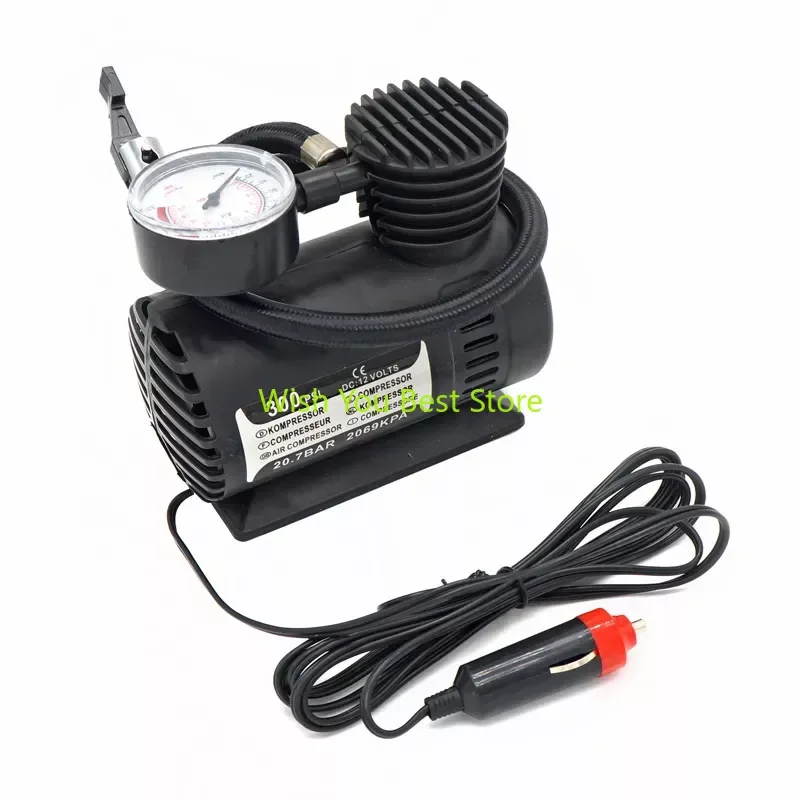 

12V 300psi Portable Car Air Compressor Tire Inflator Pump Universal Auto Accessories Repair Tool For Cars Bicycle Tires Ball