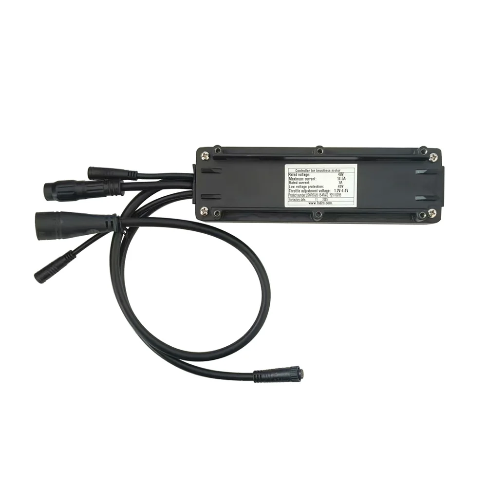 

LSW765-28-15-4FA-D Electric Bicycle Brushless Motor Controller 48V 7A for Electric Scooters Fat Bike MTB Ebike Speed Controller