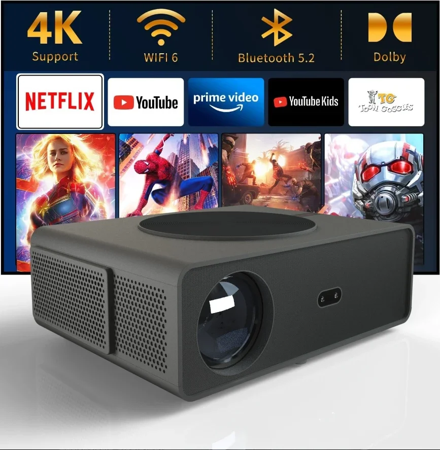 [Upgraded 11000 Lumens Auto-Focus 1080P Projector ]Factory OEM ODM 4K LED LCD Home Theater Portable Video Portable Projector