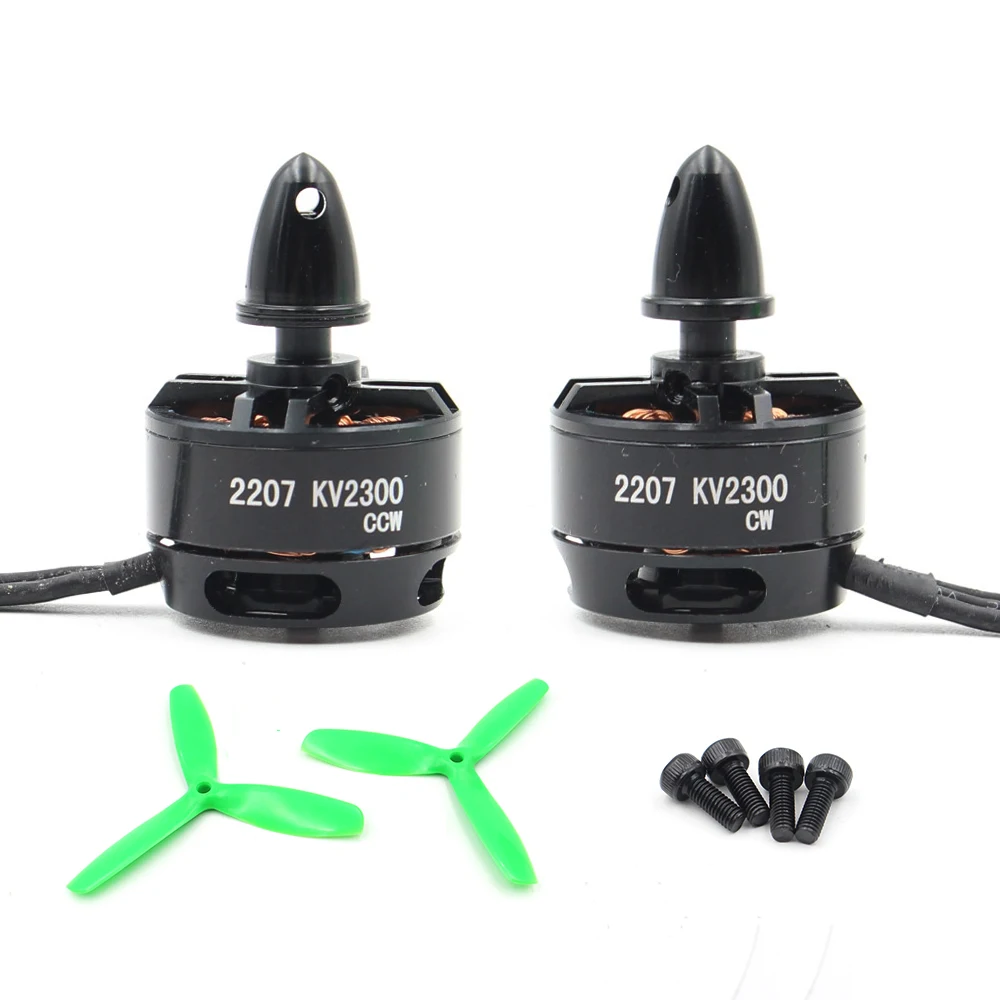 Nowy silnik 2207 2300KV bezszczotkowy CW CCW 3 ~ 4S Lipo z ostrzem 5050-3 dla RC FPV 5-calowe śmigło 250 Quadcopter Freestyle drony