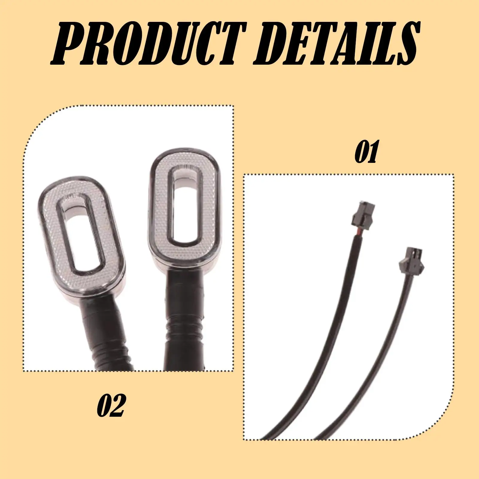 

Светодиодный указатель поворота для электровелосипеда, прочный материал, задний мигающий фонарь для мотоциклетных аксессуаров