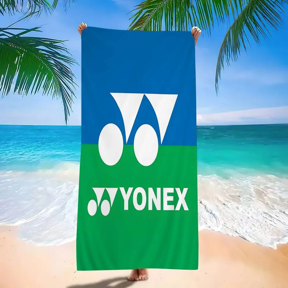 Fashion Badminton Y-YonexS Anime Beach Swimming Towel Soft Absorbent Washcloth Children's Gifts for Kids Travel Camping Gym