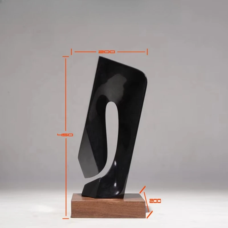 Outdoor natural stone sculpture, marble abstract art, white marble sculpture