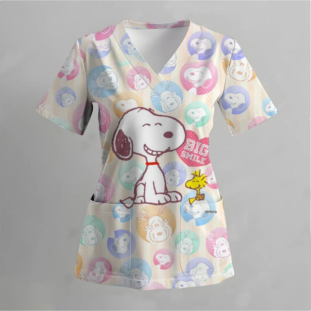 Disney Mickey Mouse Top Trendy Edition Female Dentist Work Clothes Nurse Uniform Medical Staff Dental Hospital Work Clothes