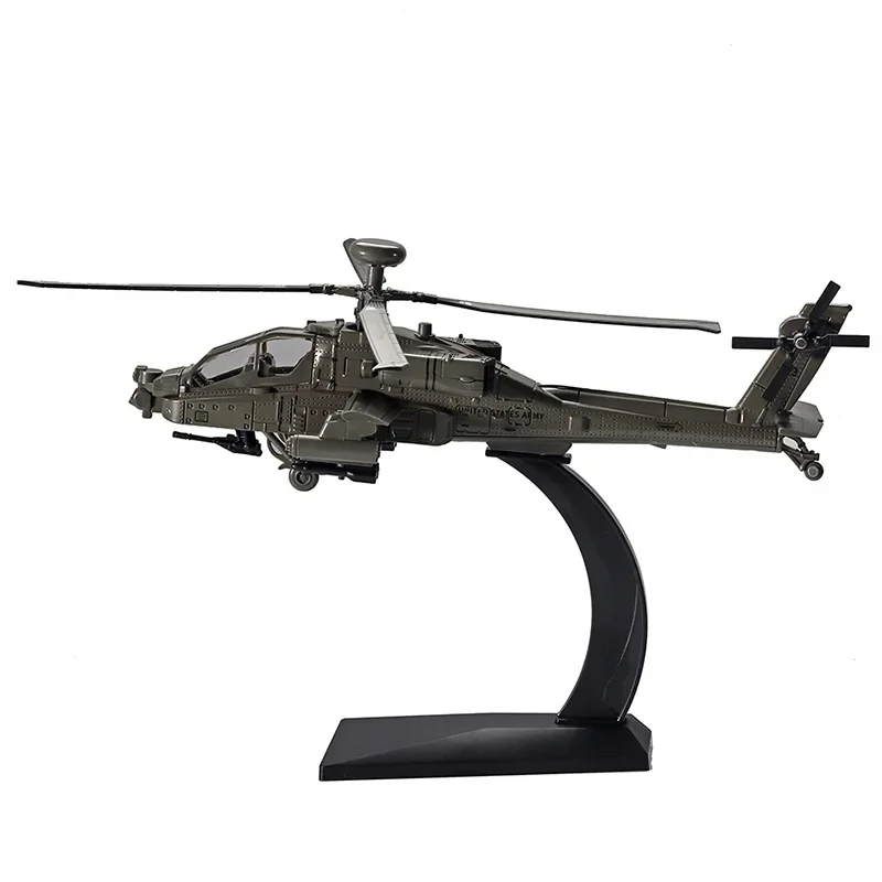 Hot Sales 1/32 Scale Apache Helicopter Diecast Alloy Model Collectable Toy Gifts / Collection / Children Home Decor