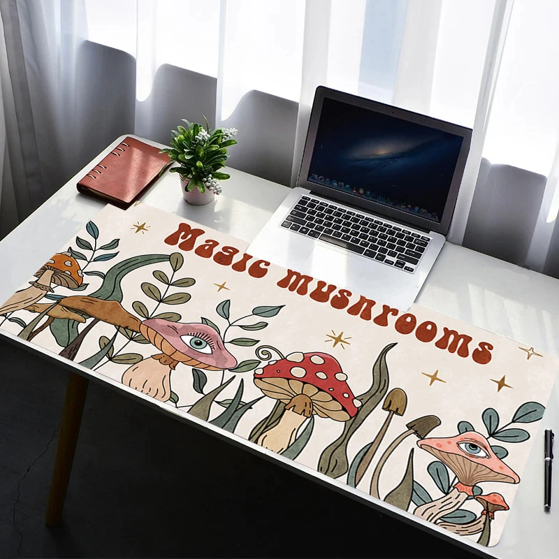 Mouse Pad PC Accessories Mousepad Laptop Non Slip Extended Pad Psychedelic Mushrooms Rubber Keyboard Pad Desk Gaming Mouse Mat