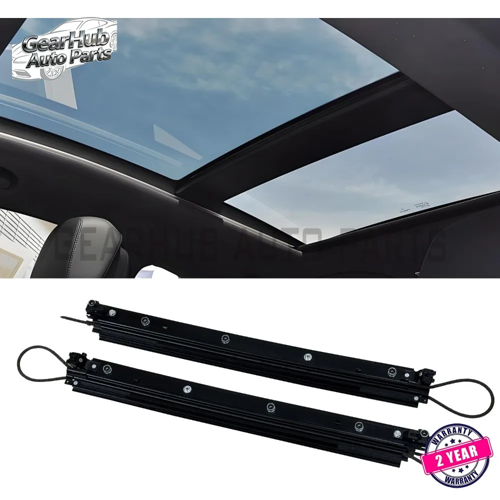For Panoramic Sunroof Sliding Track Set (Left & Right) Compatible with Mercedes-Benz W222 & S-Class AMG 2014-2020 A2227800100