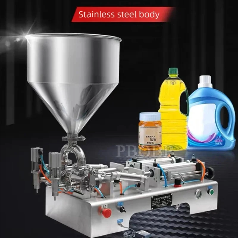 Semi Automatic Industrial Bottle Dosing Machine Lotion Bottle Filler Syringe 10ml 500ml 250ml Small Paste Filling Machine