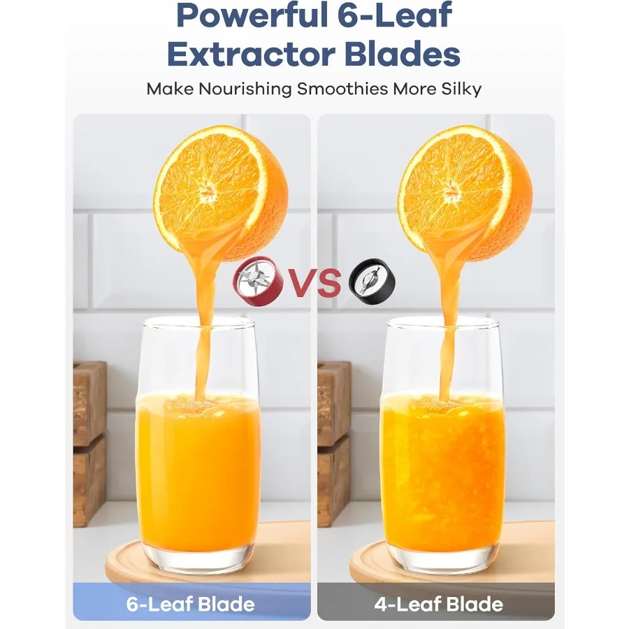 シェイクやスムージー用の900Wブレンダー キッチン用スムージーメーカー用の15ピースパーソナルブレンダーとグラインダーコンボ BPAフリーのポ付き4個