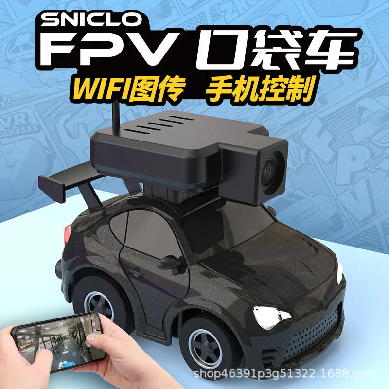 Zanurzalny bezprzewodowy Fpv Racing Xixi Locke Wifi Pierwszy wizualny zdalnie sterowany samochód Prezent Zabawka Chłopiec Samochód Mini zdalnie