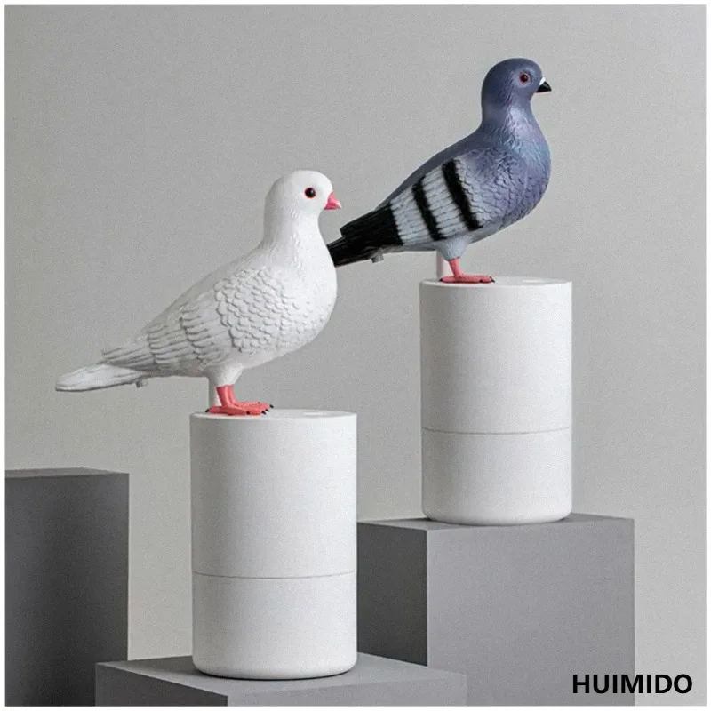 Automatic Soap Dispenser Cute Pigeon Touchless Foaming Soap Dispenser 300ml Electric Foam Soap Dispenser for Bathroom Kitchen