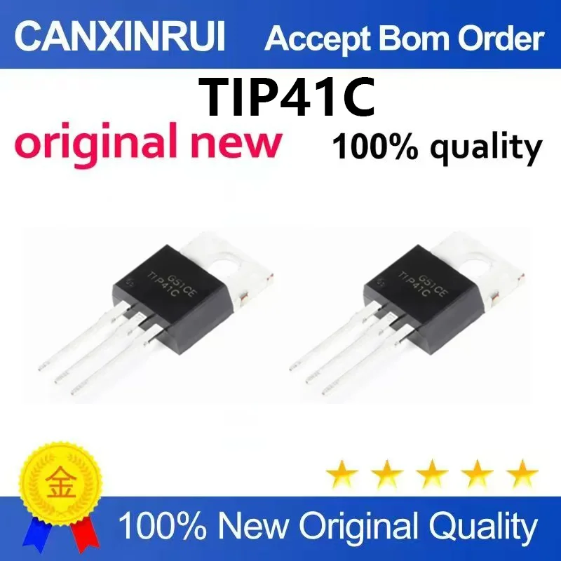 （5pcs-100pcs）New domestic TIP41C TIP42C TIP41 TIP42 direct insertion TO-220 silicon power transistor