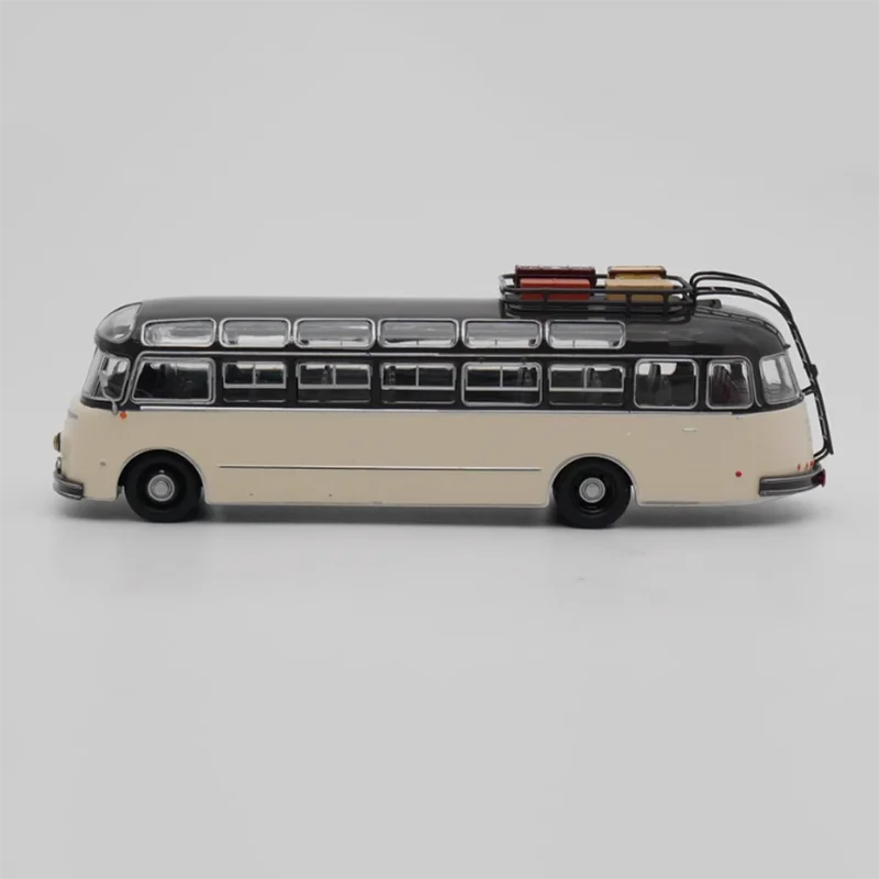 Diecast 1:43 Scale Ixo ISOBLOC 648 DP 1955 Bus  Alloy Vehicle Model Finished Simulation Collection Decoration Gift Toys Display