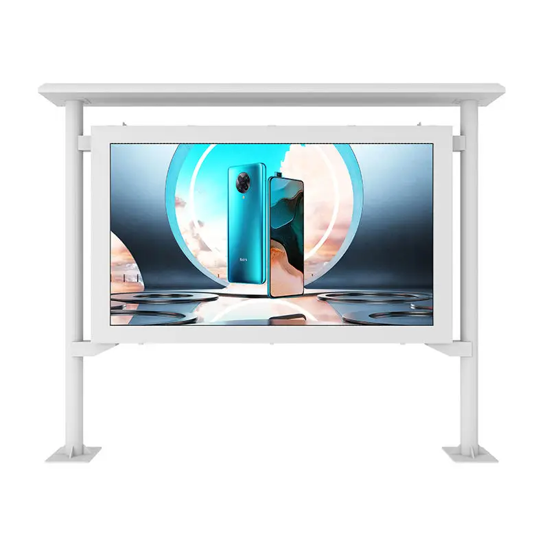 86 98  inch Advertising Screen Ecran LCD IP65 Waterproof Outdoor Display Advertising Wall LCD Advertise Video Play