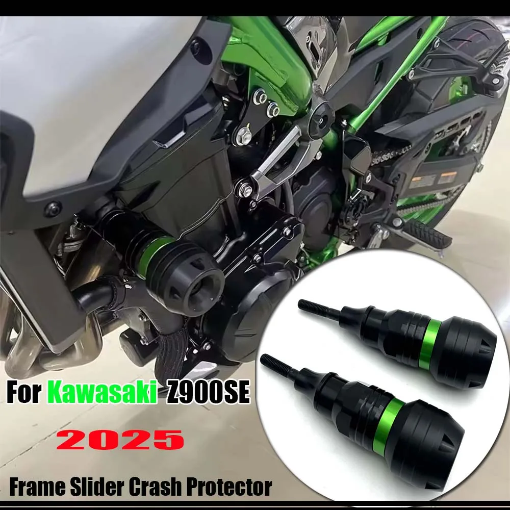 

Подходит для мотоцикла Kawasaki Z900 Z900SE, новая модель, защитные накладки от столкновений от падения Z900 2025-рамный слайдер Crash Protec