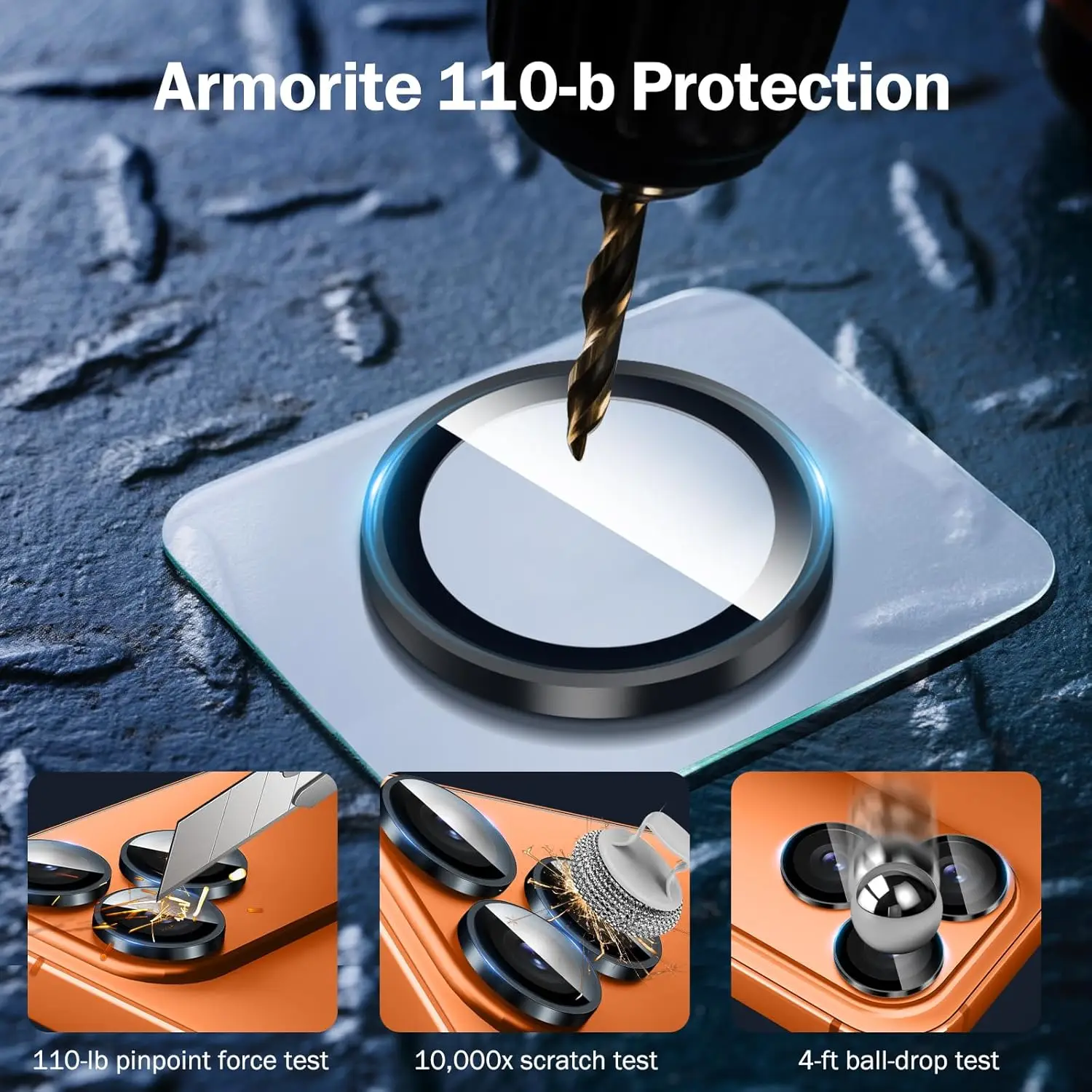 2枚入り ブラック カメラレンズスクリーンプロテクター 強化ガラス iPhone 17 Pro Max Air 16 Plus 15 14 13 Mini 12 11 17Pro 保護用