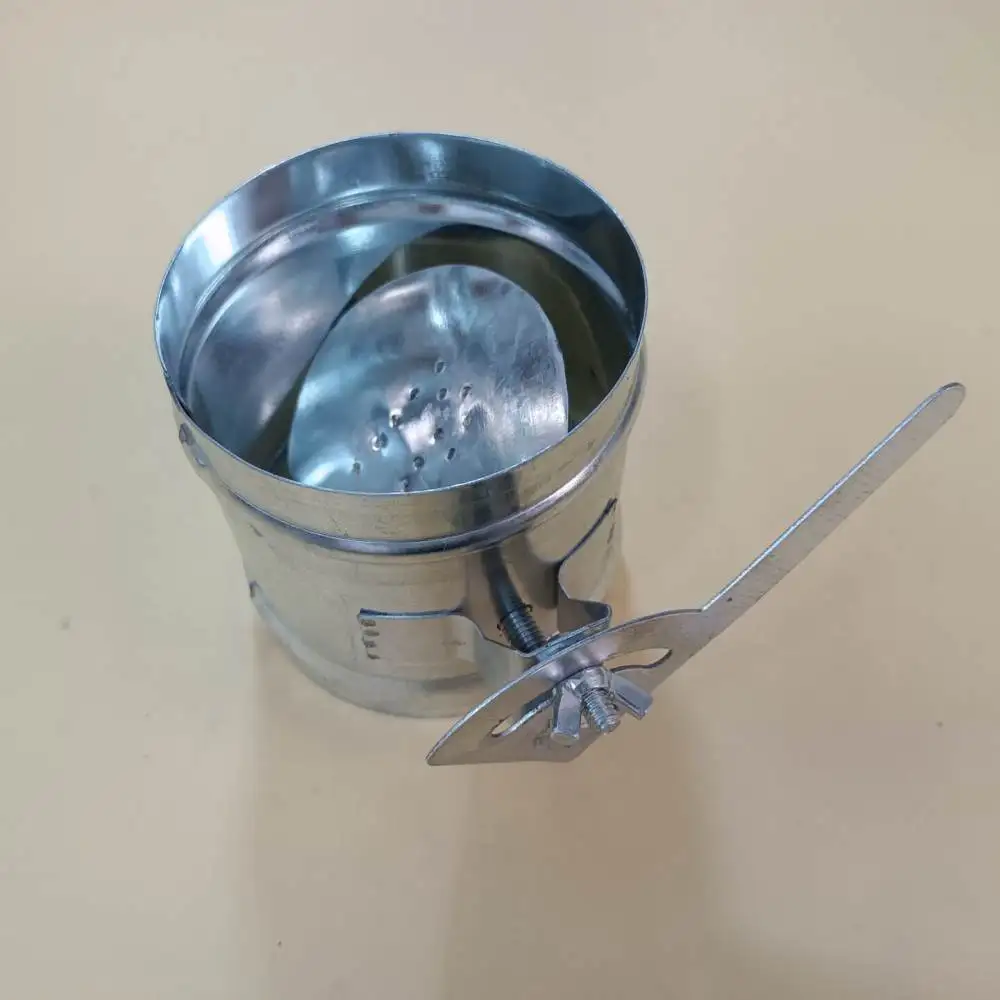 Industrial Oven Exhaust Vent Damper For For Baochen Stainless Steel Airflow Regulator Commercial HVAC Pipe Component
