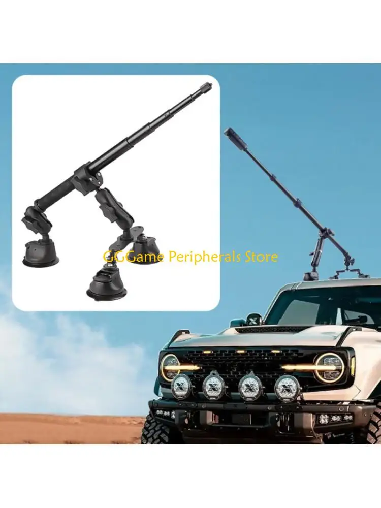 

U55B Stable Overhead Shot Camera Mount For Car Roof Featuring Three Suction Point