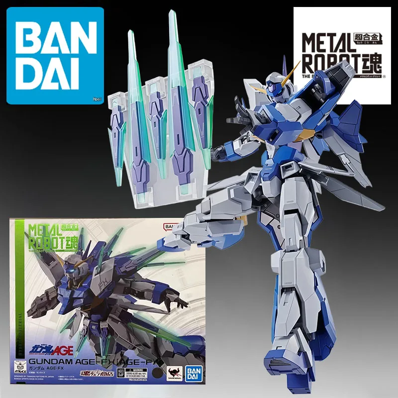

Bandai Genuine METAL ROBOT Gundam AGE-FX 140mm Anime Action Figures Toys for Boys Christmas Gift Collectible Model Ornaments