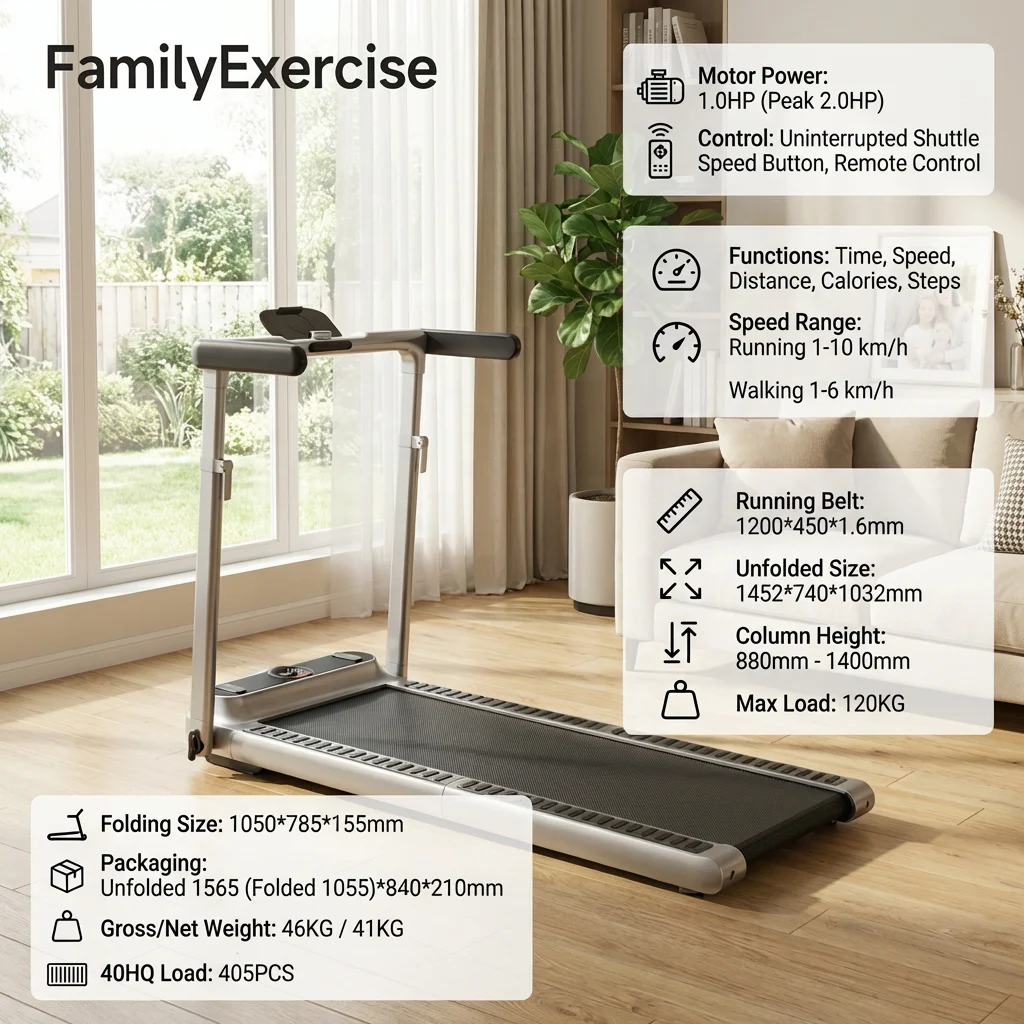 Smart Mini Desk Treadmill Electric Foldable Walking Pad Portable Running Machine Gym Equipment for Home Office Indoor Fit